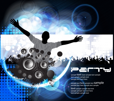 Dancing Young Peopleのイラスト素材