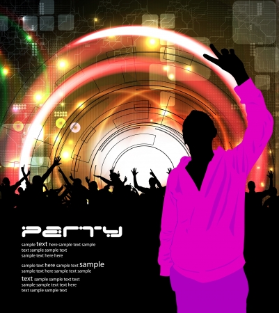 Dancing Young Peopleのイラスト素材