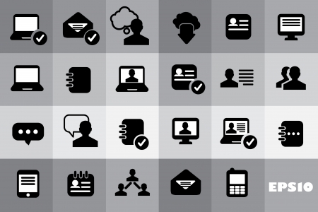 Web site vector icons set のイラスト素材