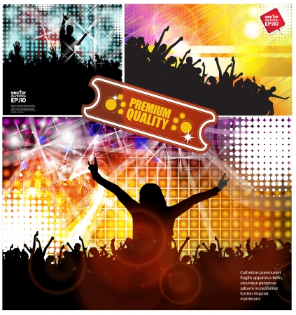 Dancing Young People  Vector のイラスト素材