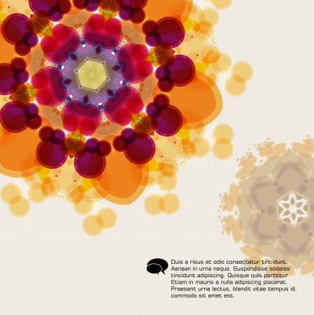 Floral and ornamental item background  Vector のイラスト素材