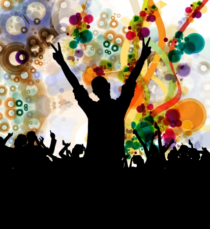 Party people  Vectorのイラスト素材