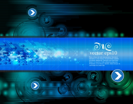 Dark technical illustrationのイラスト素材