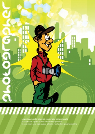 Photographer  Vector のイラスト素材