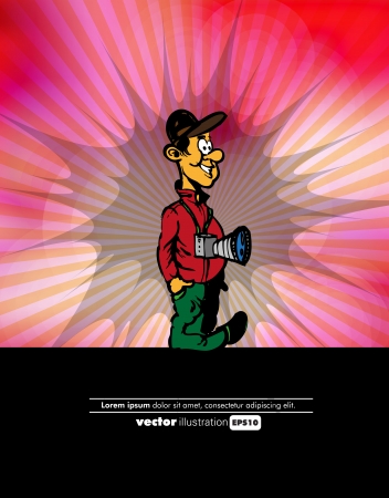 Photographer  Vector のイラスト素材