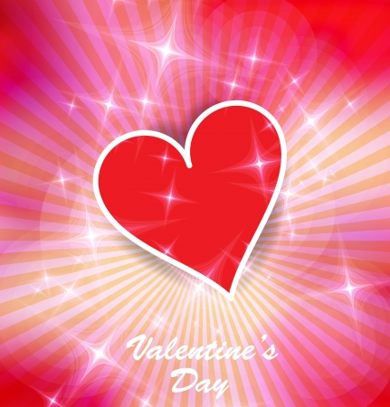 Heart valentines dayのイラスト素材