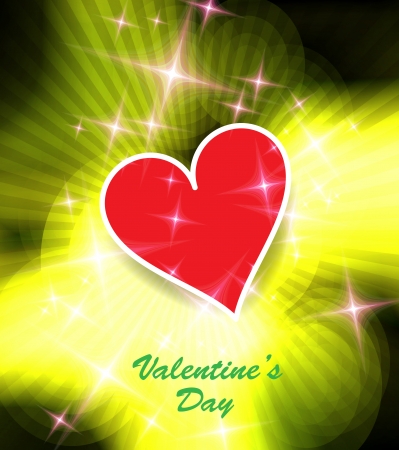 Red Valentine Heart  Vectorのイラスト素材