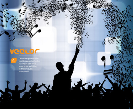 Music event background  Vector eps10 illustration のイラスト素材