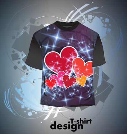 T-shirts collection Vector designのイラスト素材