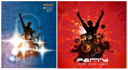 Music poster のイラスト素材