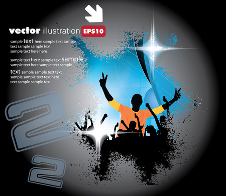 Disco party  Vector のイラスト素材