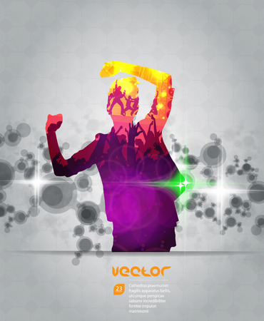 Concert poster  Vector illustrationのイラスト素材