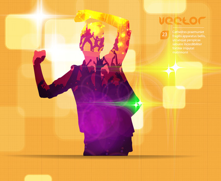 Concert poster  Vector illustrationのイラスト素材