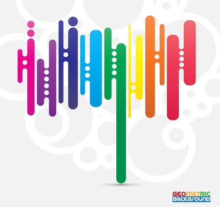 Designed abstract background  Vector のイラスト素材