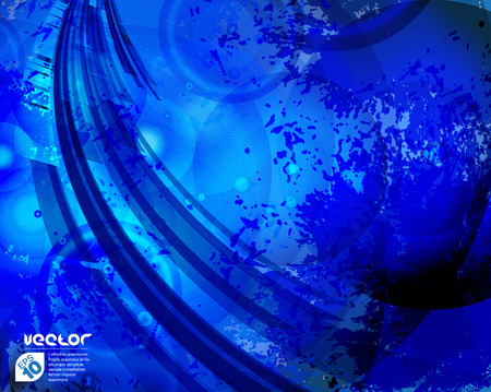 Abstract vintage blue background for designのイラスト素材