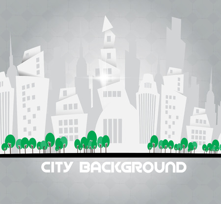 Abstract background of City themeのイラスト素材