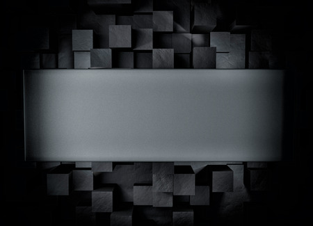 3D cubes backgroundの写真素材