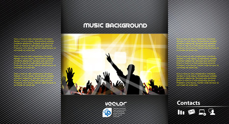 Concert  Vector illustrationのイラスト素材