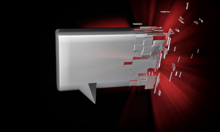 Abstract background with 3D cubes 