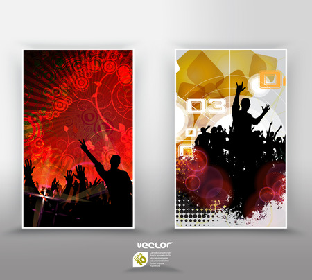 Music banners set のイラスト素材