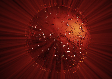 Red explosion background の写真素材