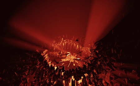 Red explosion background の写真素材