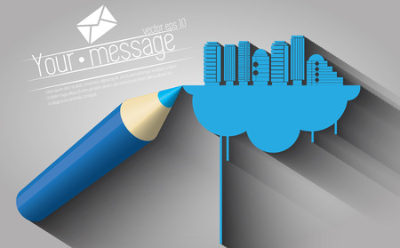 Pencil vector illustration  のイラスト素材