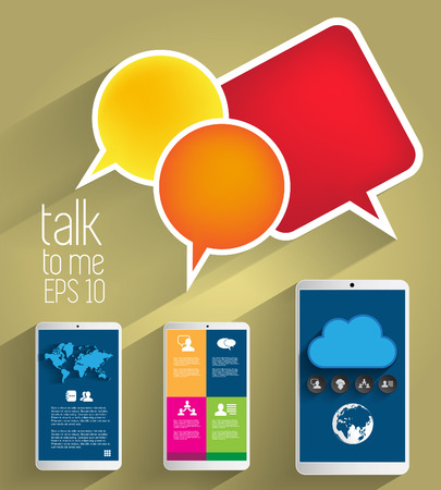 Cloud Computing conceptのイラスト素材