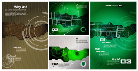 Abstract technology background - vector illustration のイラスト素材