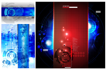 Abstract technologyのイラスト素材