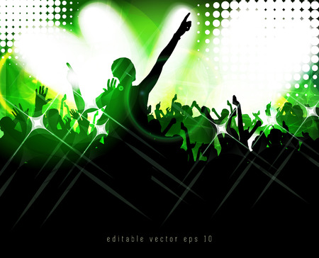 Disco event background のイラスト素材