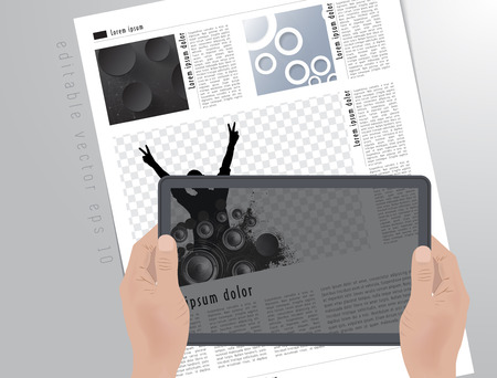 Design layout for presentation or e-book  Editable vector のイラスト素材