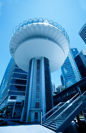 Modern office buildings