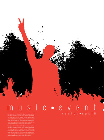 People Dancing Vector - vector illustration  のイラスト素材