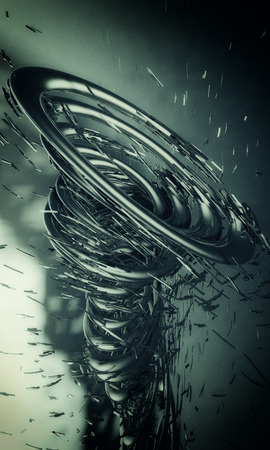 3D futuristic backgroundの写真素材