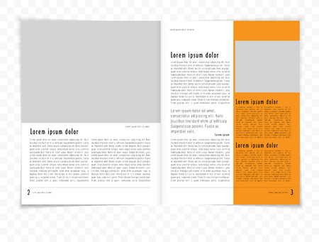 Magazine layout. Vectorのイラスト素材