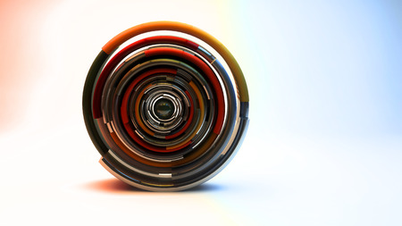 3d abstract futuristic background