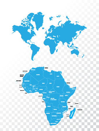 World map, vectorのイラスト素材