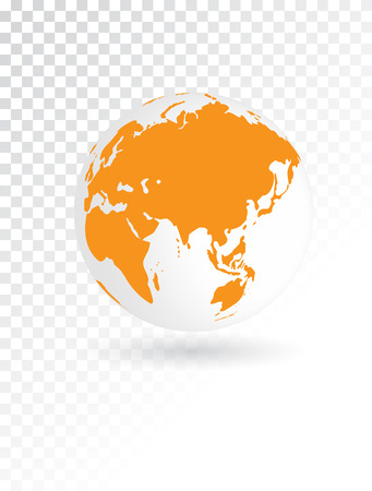 World map, vectorのイラスト素材