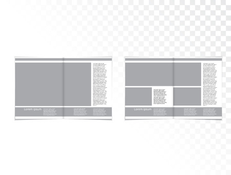 Layout magazine, vectorのイラスト素材