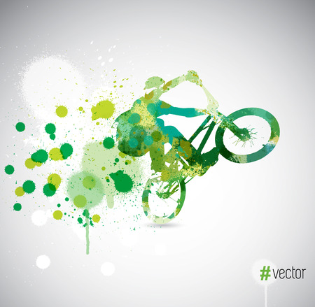 Sport poster background, vectorのイラスト素材