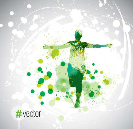 Marathon runnerのイラスト素材