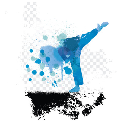 Karate, vectorのイラスト素材