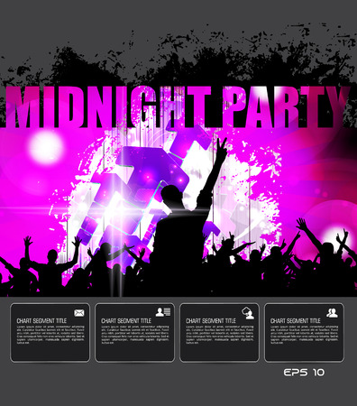 Party poster background, vectorのイラスト素材