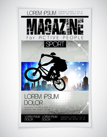 Vector brochure cover. Template.のイラスト素材