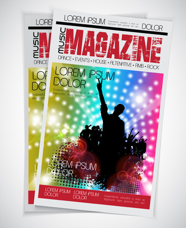 Magazine layout. Vectorのイラスト素材