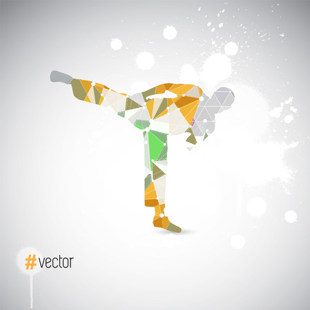 illustration of karateのイラスト素材