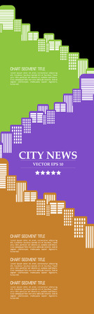 Creative urban landscape, vectorのイラスト素材