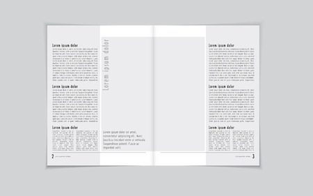 Layout brochure, vectorのイラスト素材