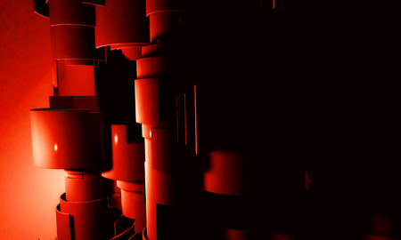 3D futuristic backgroundの写真素材